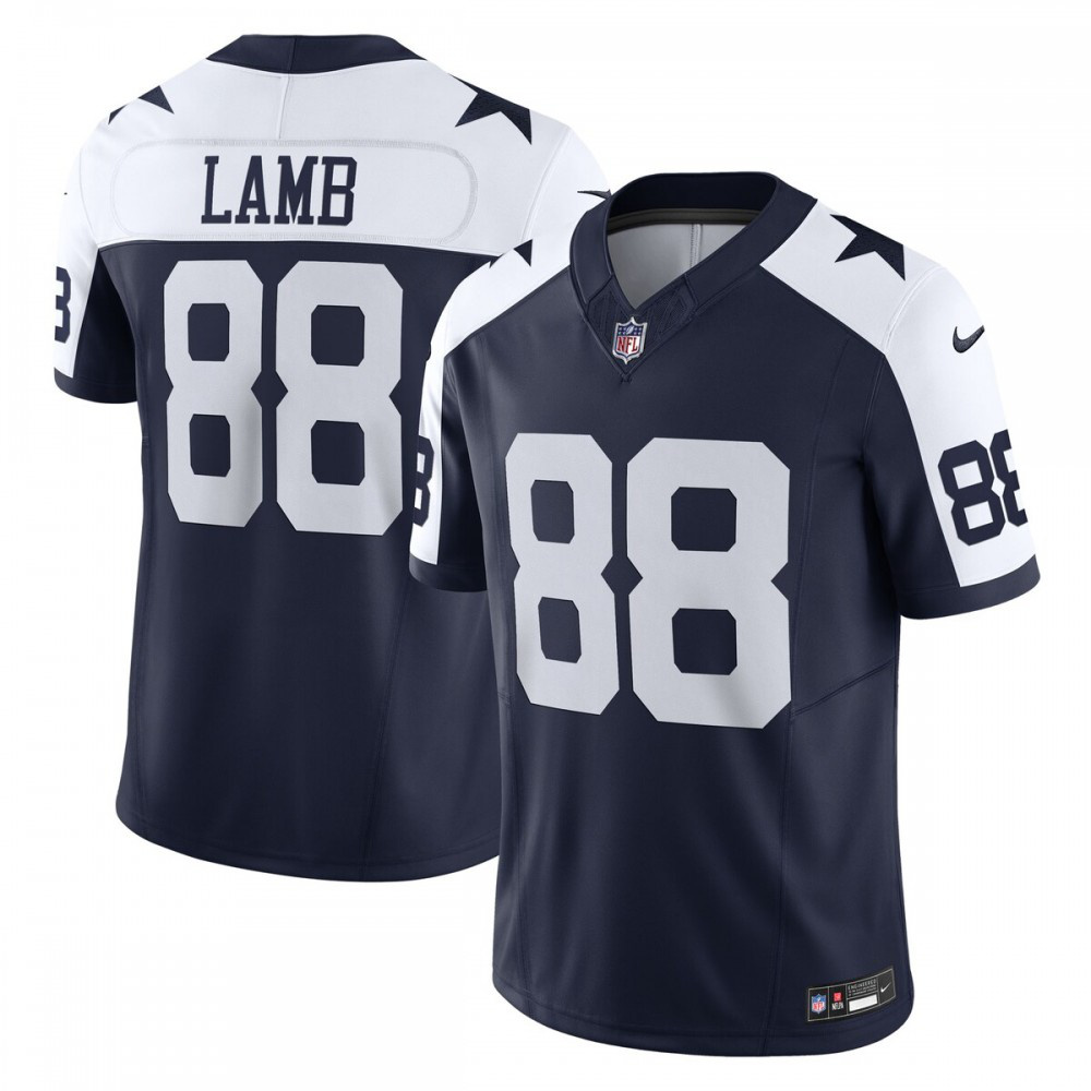 CeeDee Lamb Dallas Cowboys Nike Alternate Vapor F.U.S.E. Limited Jersey - Navy-GridironStore